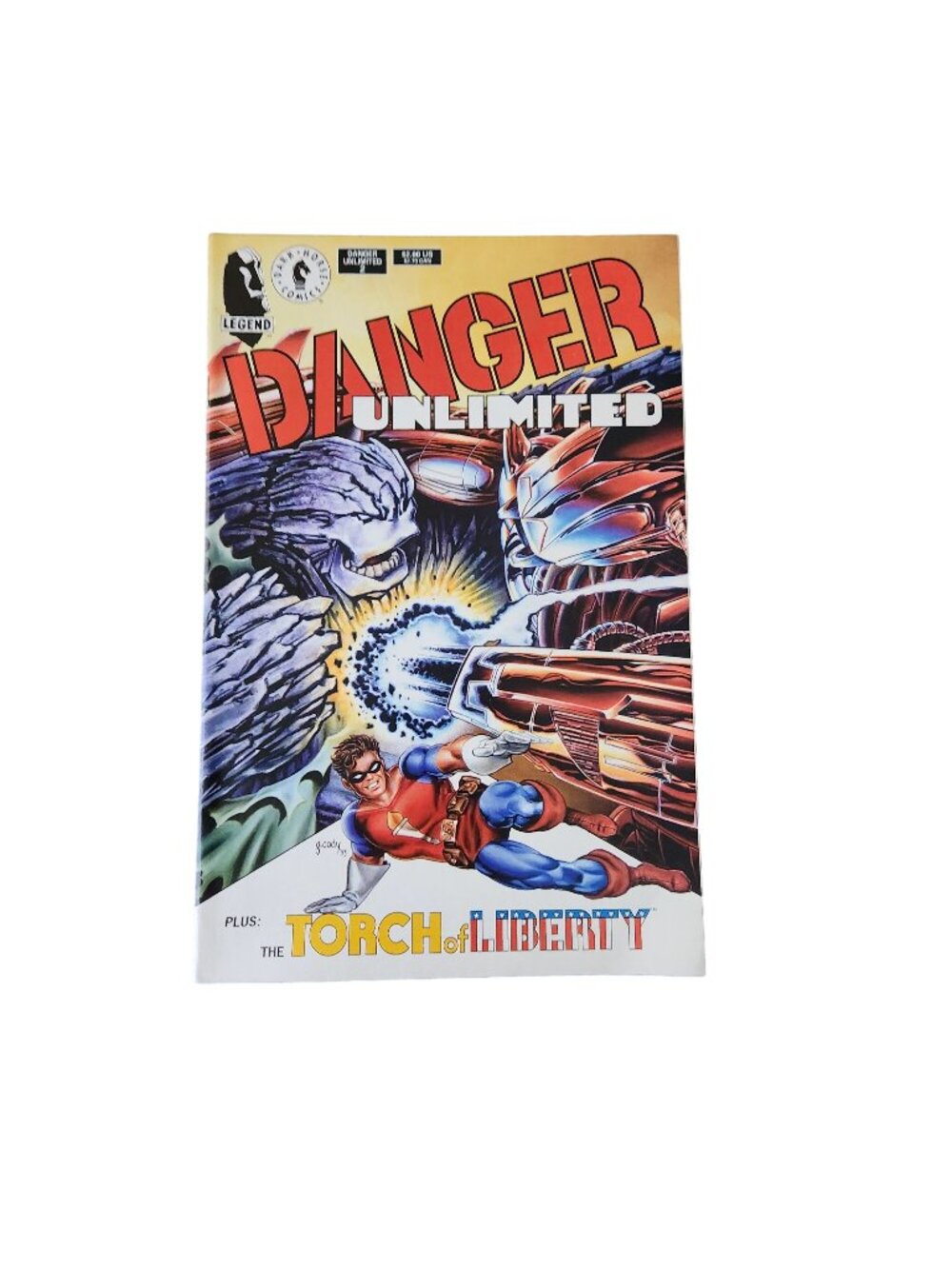 Dark Horse Danger Unlimited #2 1994 Comic Book Collector Bagged Boarded
